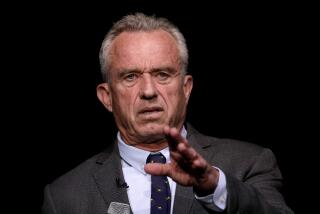 LOS ANGELES, CA - AUGUST 03: Democratic presidential candidate Robert F. Kennedy Jr. at a premier of a documentary film called "Midnight at the Border" at the Saban Theater on Thursday, Aug. 3, 2023 in Los Angeles, CA. (Gary Coronado / Los Angeles Times)