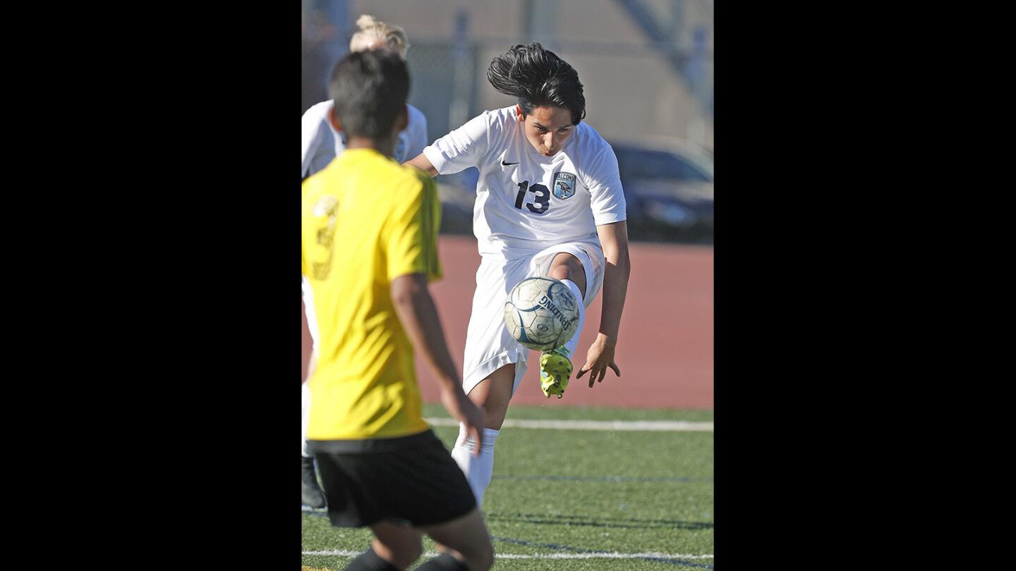 Photo Gallery: Crescenta Valley boys' soccer wins CIF southern Section Division III first round match against Ventura