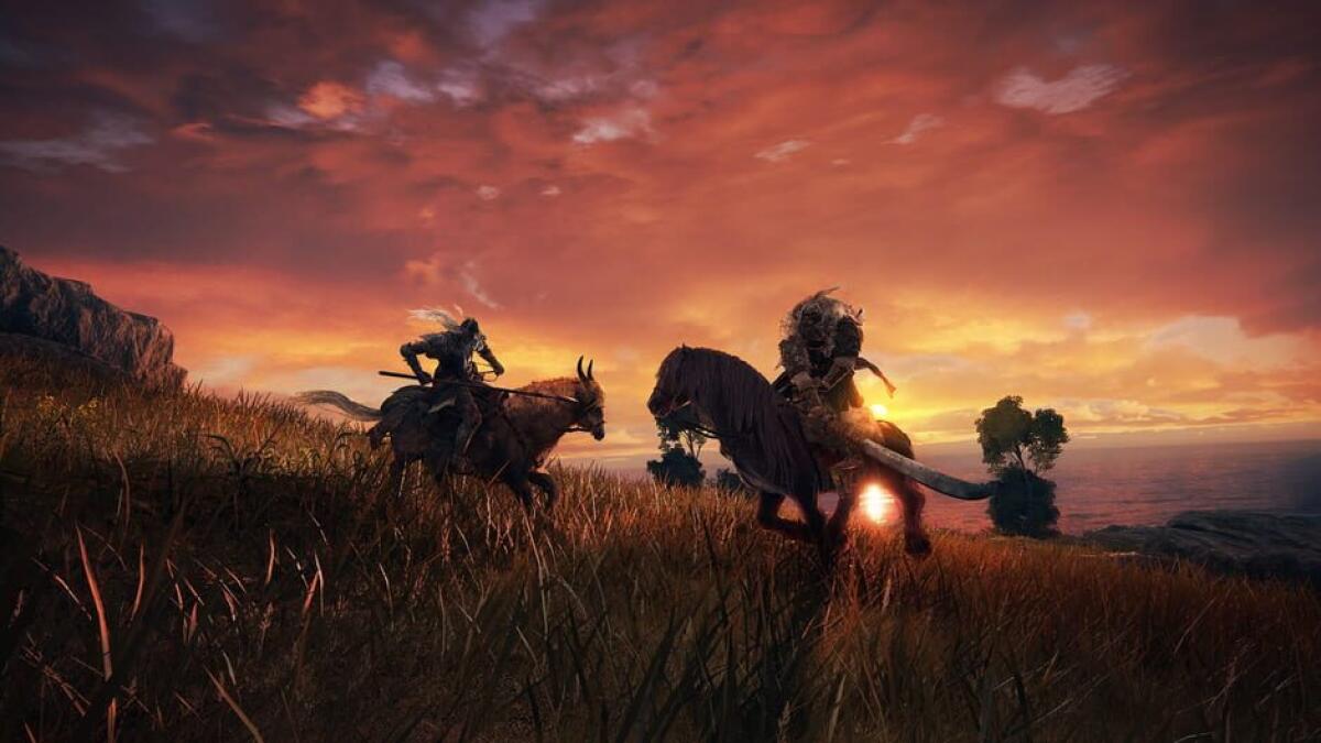 “Elden Ring” allows players to fight enemies while on horseback.