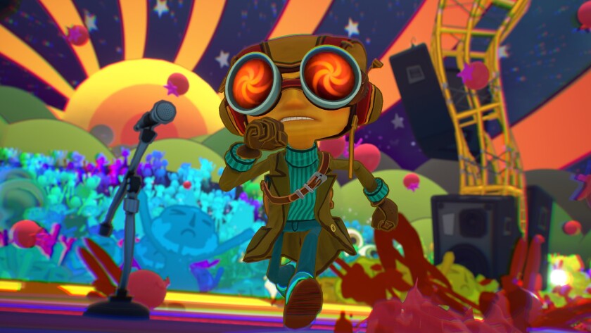 The character runs in the game "Psychonauts 2"