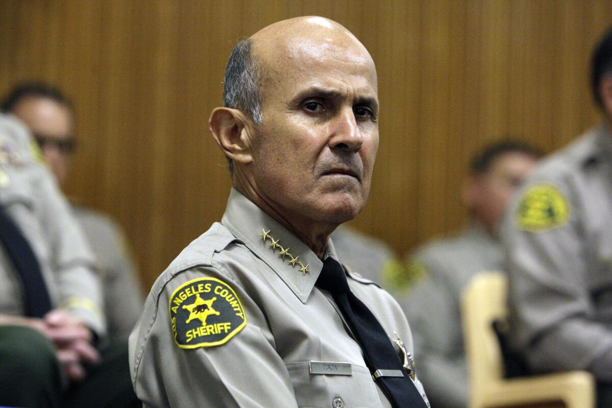 Los Angeles County Sheriff Lee Baca, who has been under fire for jailhouse abuses, has been picked as the nation's Sheriff of the Year.
