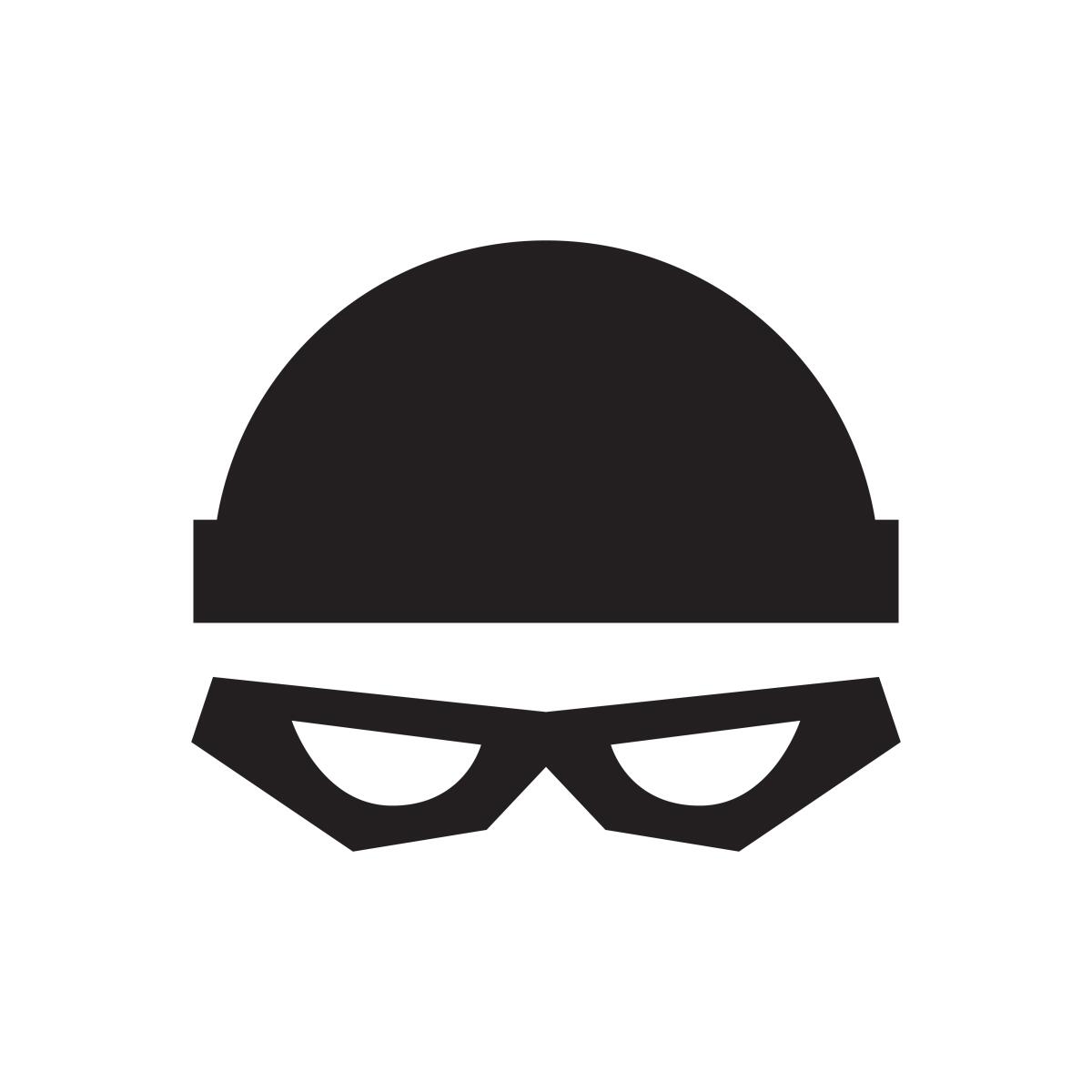 Thief with cap illustration