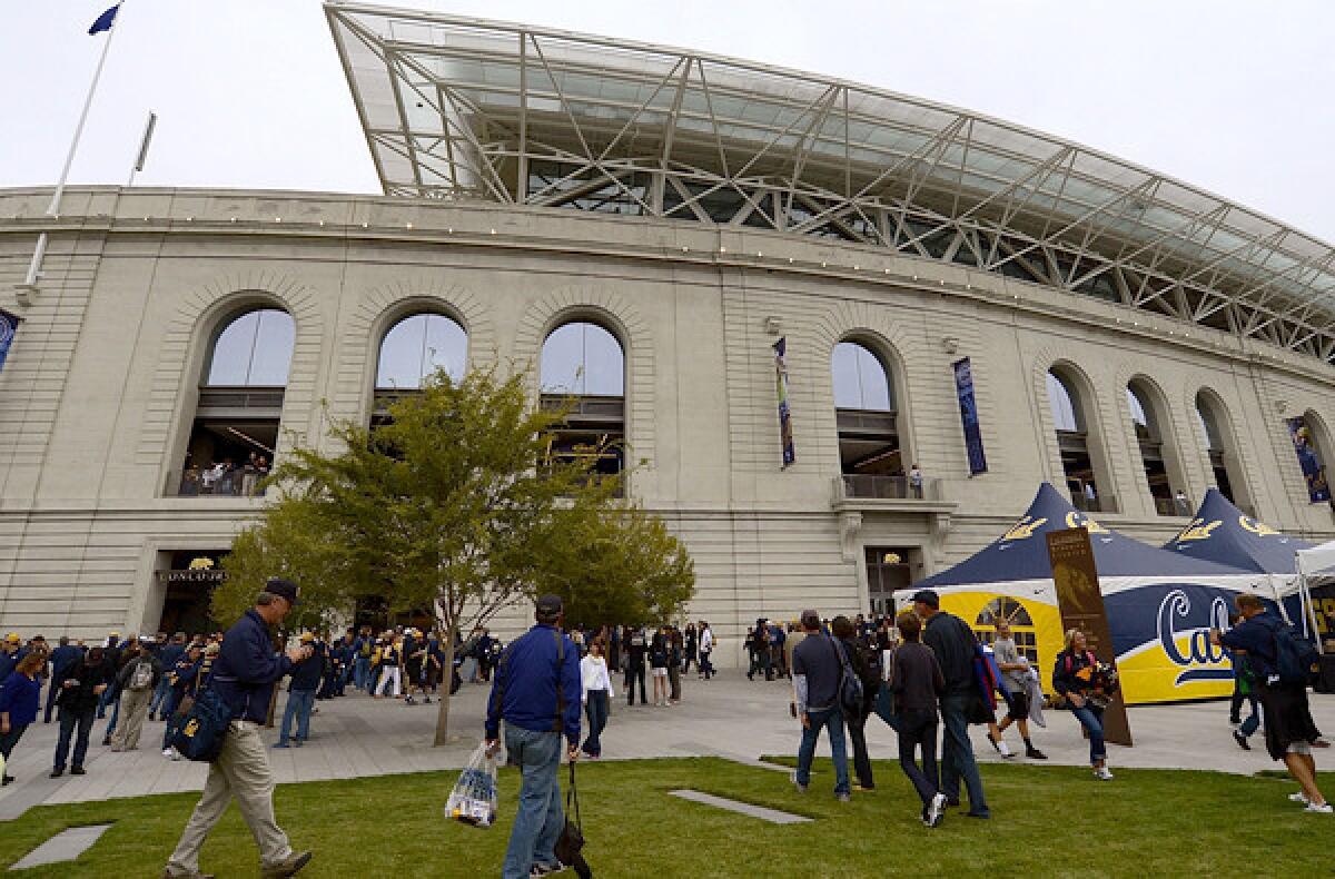 Renovation of California Memorial Stadium in Berkeley was not included in a study that showed more than $5 billion was spent by 42 universities on upgrades to athletic facilities.