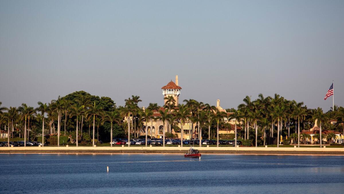 President Trump was at his Mar-a-Lago estate over the weekend when a Chinese woman briefly gained admission after lying to Secret Service agents, prosecutors say.