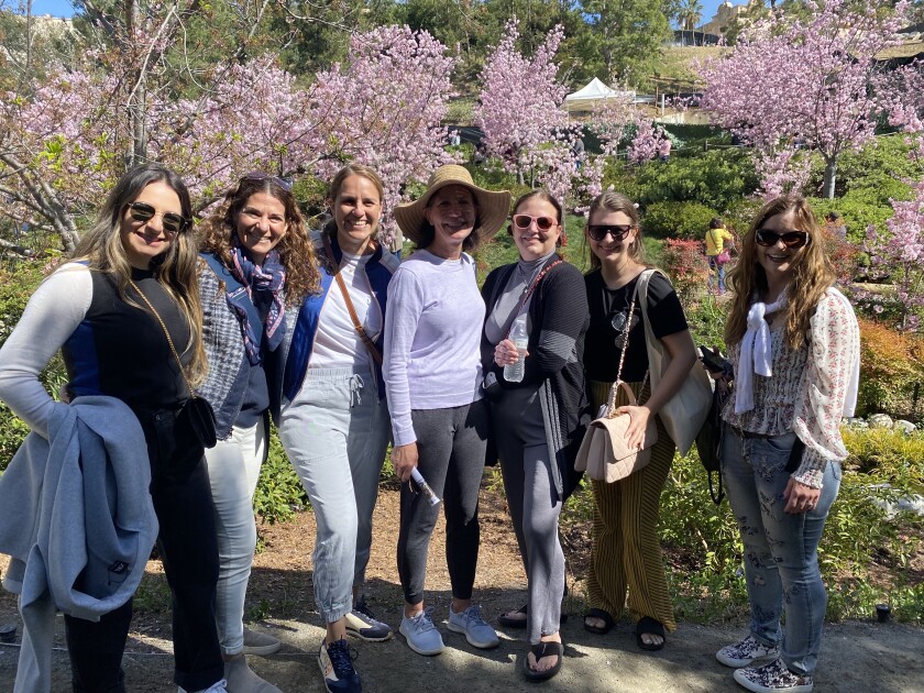 The Del Mar Mesa Garden Club at a recent outing.