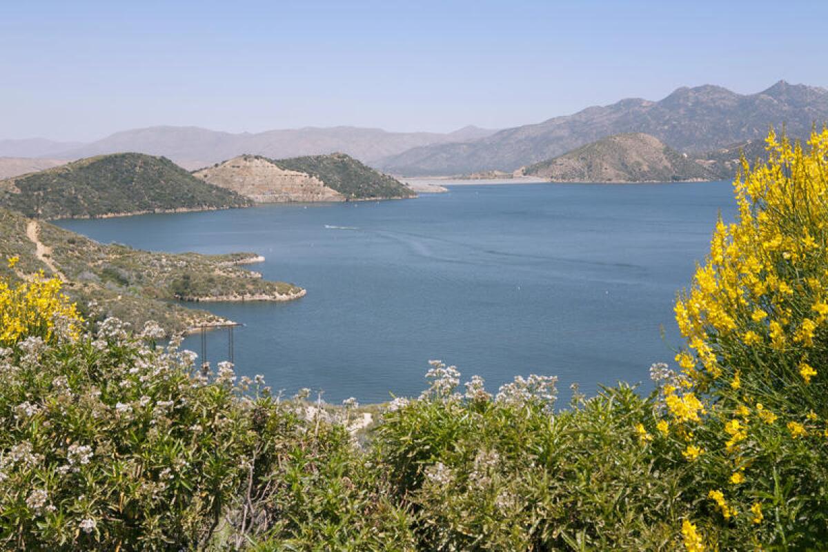 Silverwood Lake in San Bernardino County.