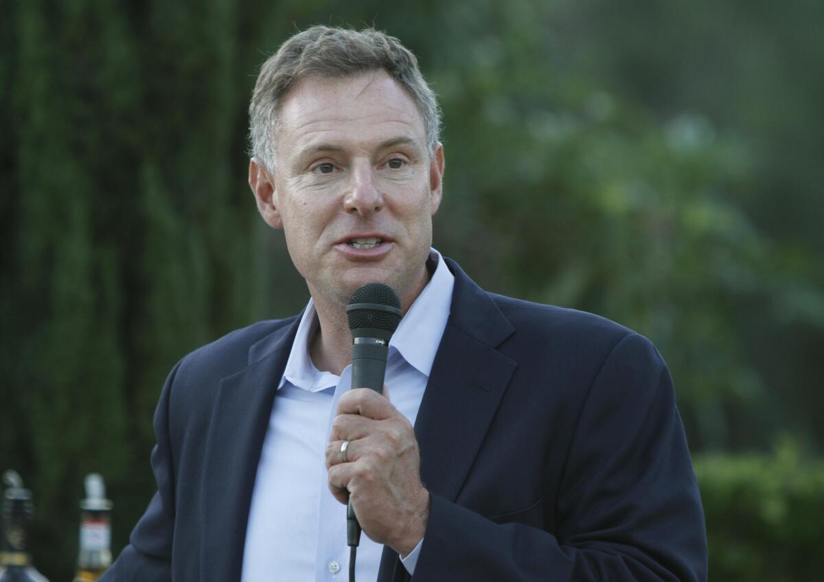 Democratic Rep. Scott Peters of San Diego is vying for reelection in one of the few toss-up congressional races in the country.