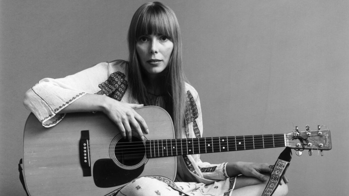 Joni Mitchell in 1968.