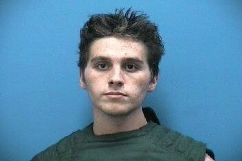 FILE - This Oct. 3, 2016, photo, provided by the Martin County Sheriff's Office, shows Austin Harrouff. Harrouff, a former college student who killed a Florida couple in their garage six years earlier and then chewed on one victim’s face, is finally set to go on trial, Monday, Nov. 21, 2022. (Martin County Sheriff's Office via AP, File)