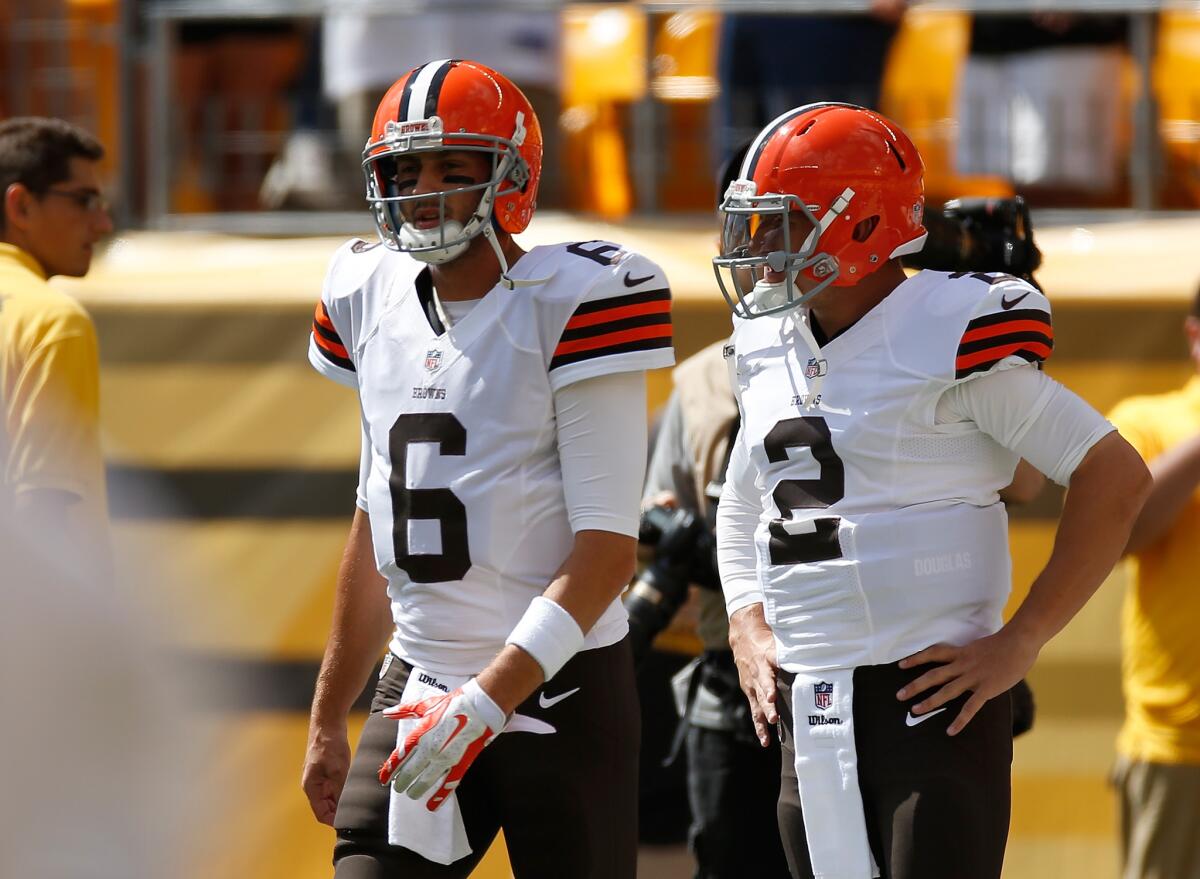 Brian Hoyer finally beats Johnny Manziel in jersey sales - Los Angeles Times