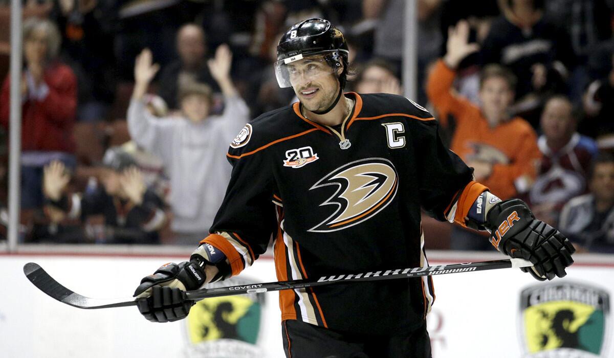 Teemu Selanne, 43, was a healthy scratch for Game 4 but is expected to be back in the lineup tonight for Game 5.