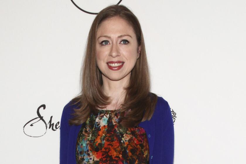 FILE - In this April 21, 2017 file photo, Chelsea Clinton attends Variety's Power of Women: New York Presented by Lifetime in New York. Clinton is collaborating with illustrator Gianna Marino on Dont Let Them Disappear, Penguin Young Readers announced Monday. Scheduled for April 2, the book will celebrate whales, tigers and other animals and provide advice on how to help preserve them. (Photo by Andy Kropa/Invision/AP, File)