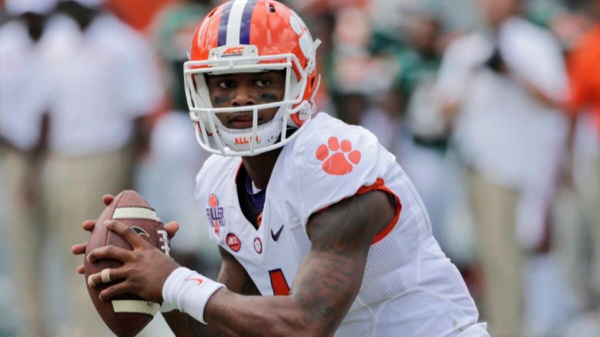 Clemson quarterback Deshaun Watson impressed college football fans with his performance in the national championship game.