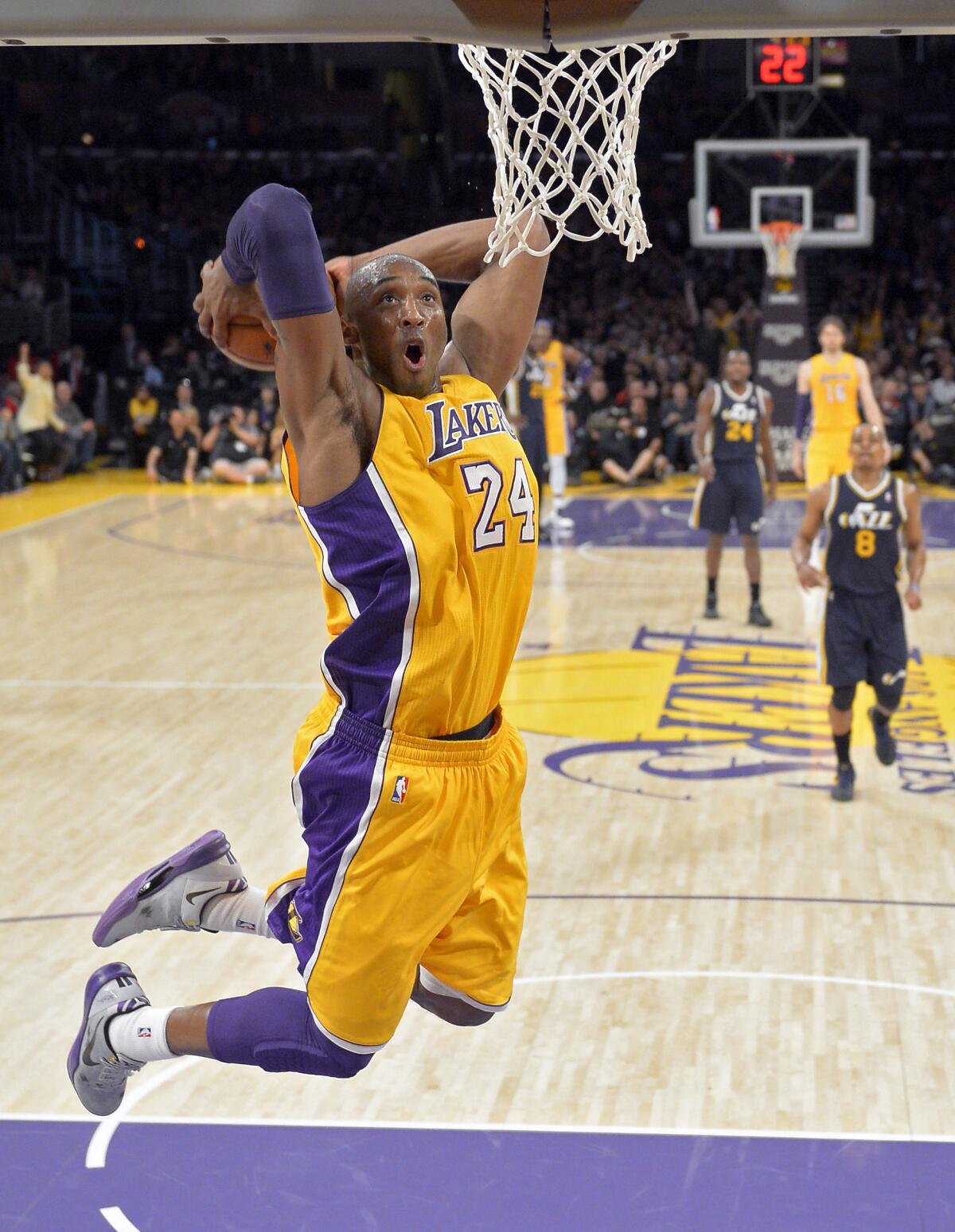 FILE - Los Angeles Lakers guard Kobe Bryant.