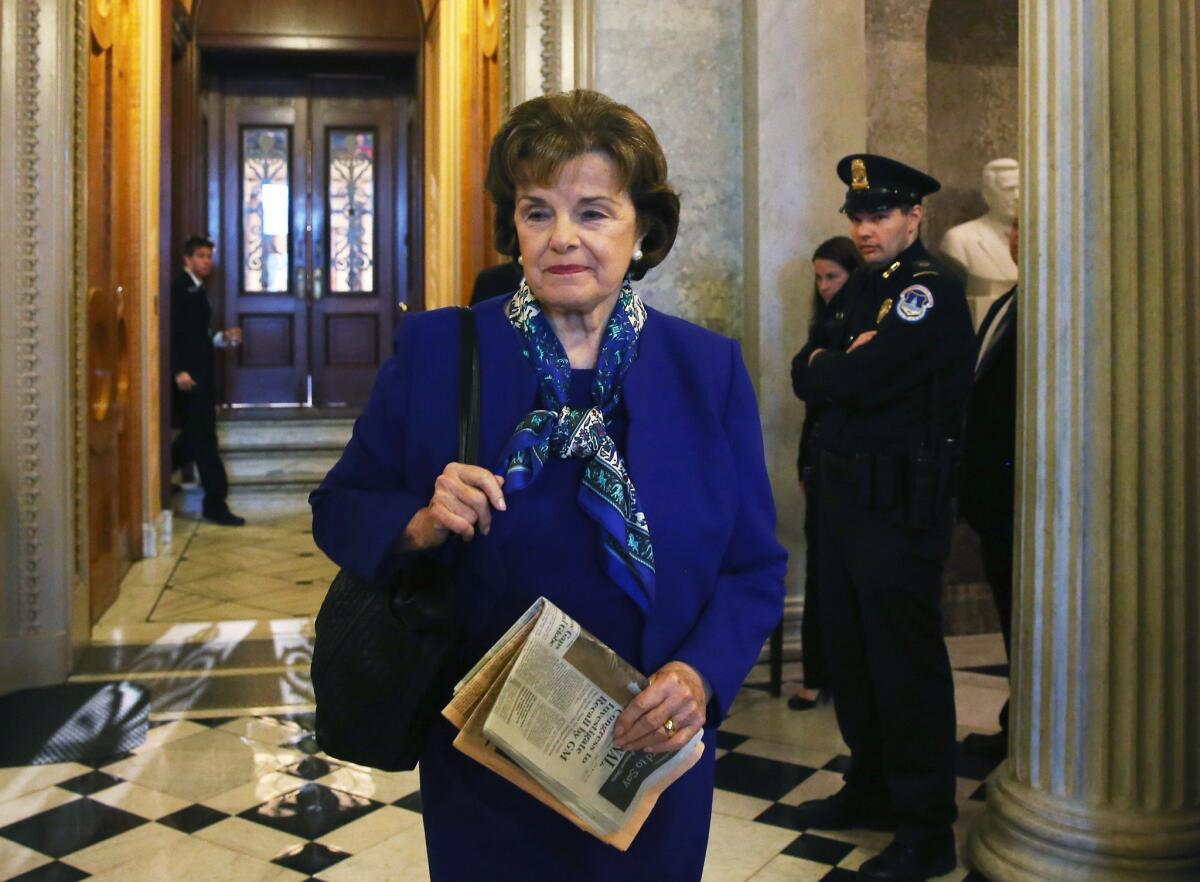 Sen. Dianne Feinstein (D-Calif.) in a discussion on the Senate floor recalled incidents in decades past when women seeking abortions had to do so illicitly.