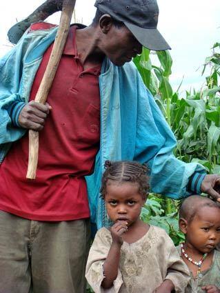 Ethiopian children die of hunger
