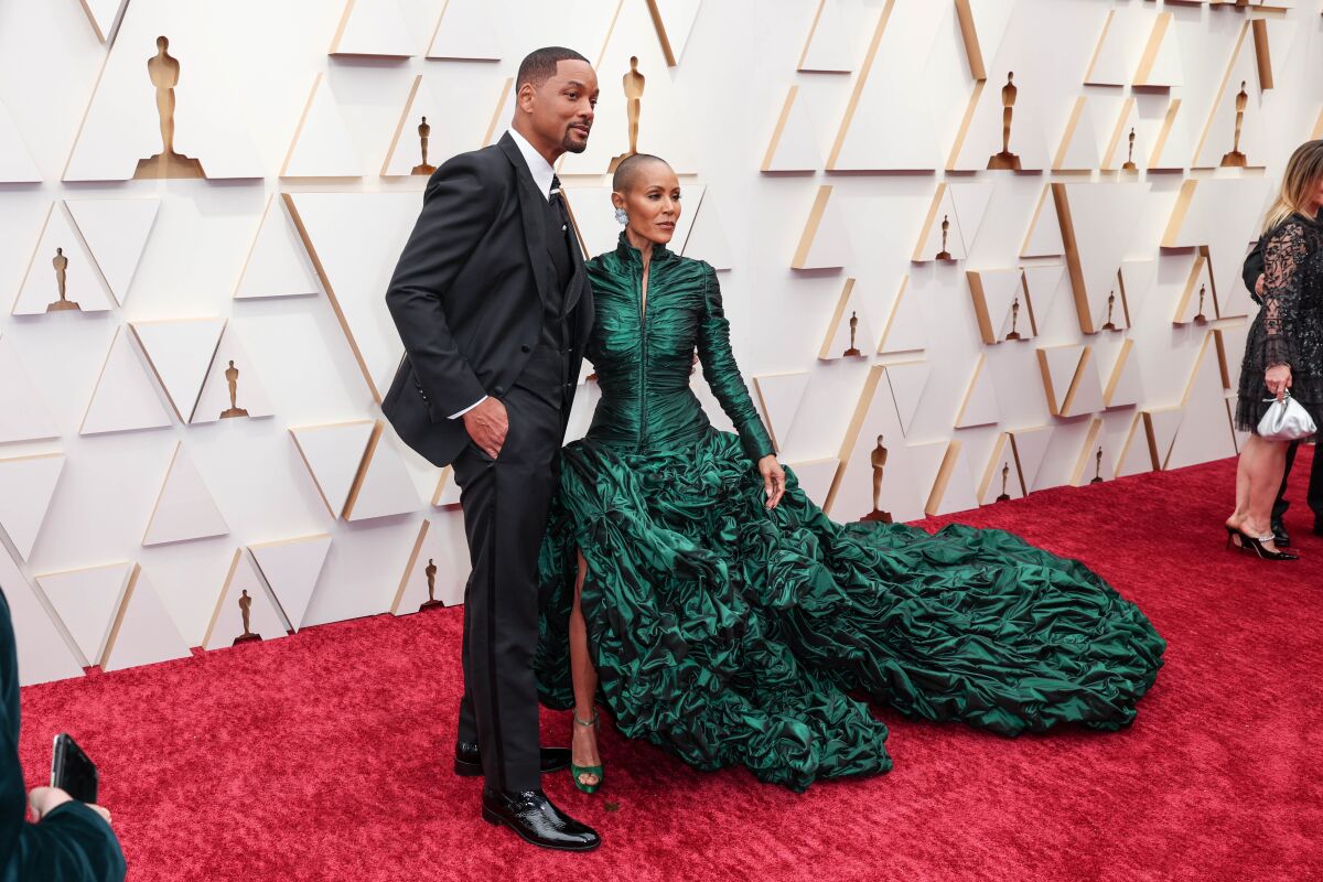 Will Smith and Jada Pinkett Smith attend the 94th Annual Academy Awards 