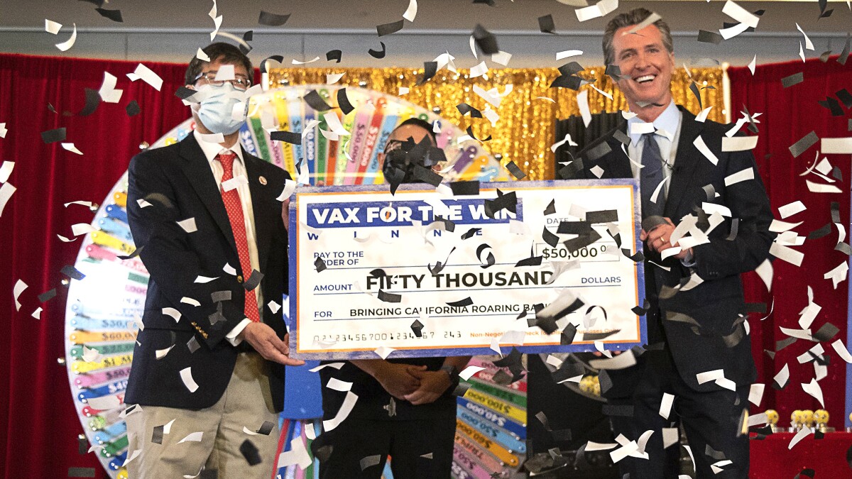 Gavin Newsom S Wheel Of Vaccine Fortune Our Lives Of Chance Los Angeles Times Gavin Newsom S Wheel Of Vaccine Fortune Our Lives Of Chance Los Angeles Times