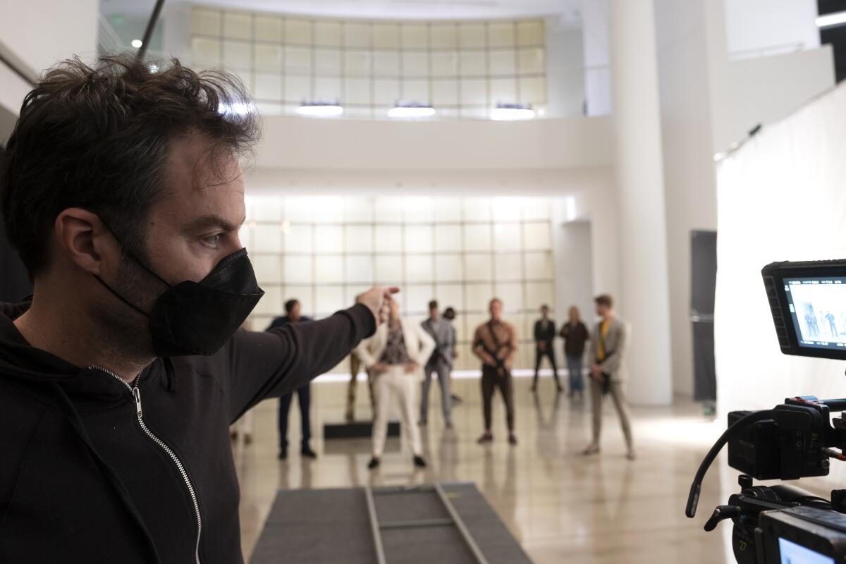 Bill Hader directs the final shootout scene on the "Barry" finale.