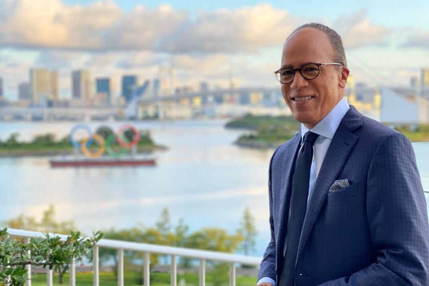 Lester Holt is anchoring the "NBC Nightly News" in Tokyo during the 2020 Summer Olympics.