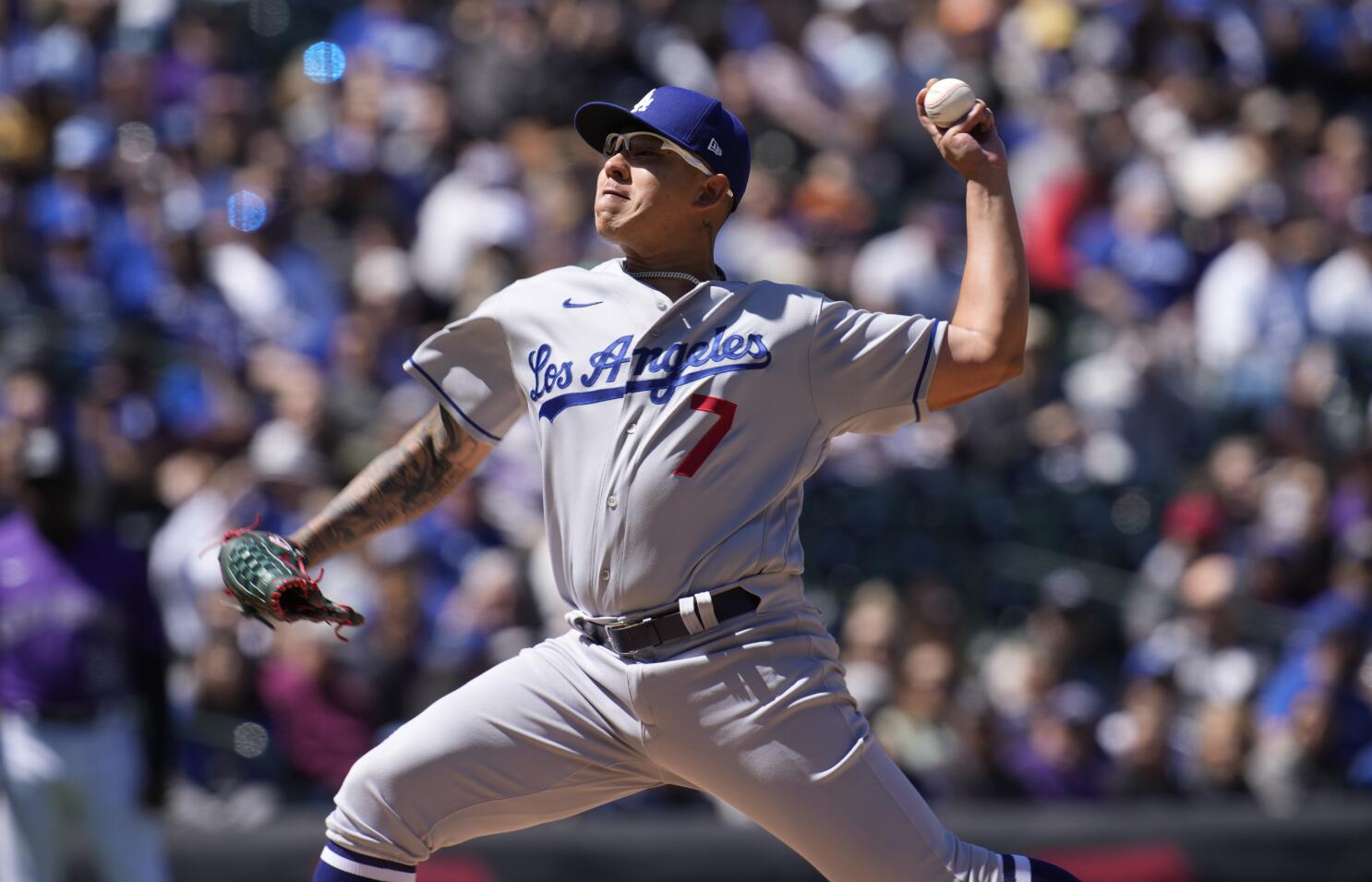 Dodgers vs. Rockies schedule, TV, game times, starting pitchers