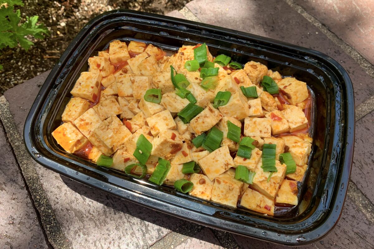 Mapo tofu from Qin West Noodle.