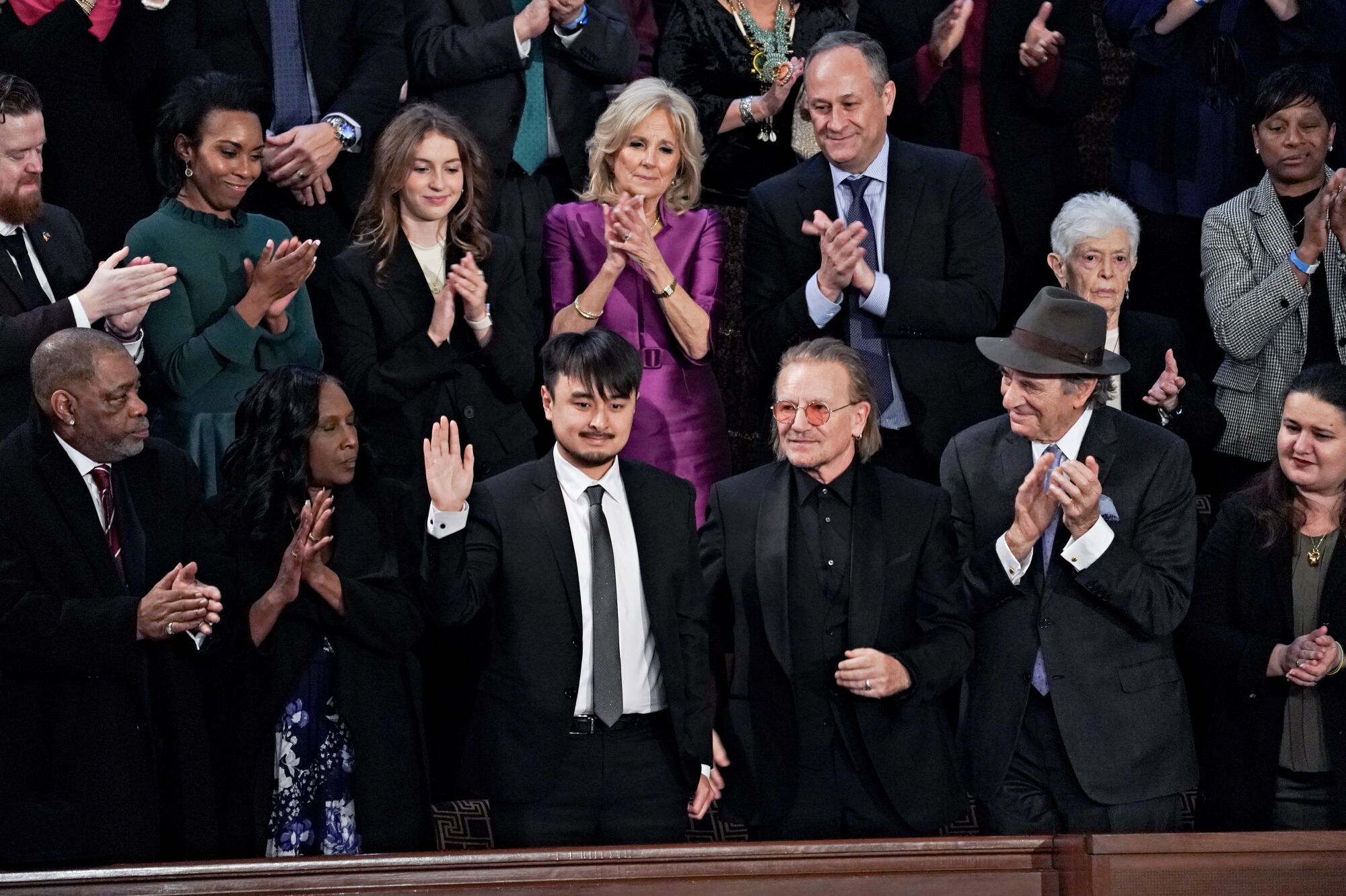 People at the State of the Union address