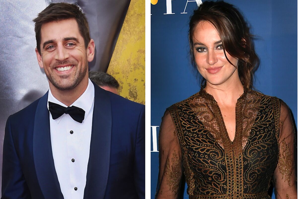 Aaron Rodgers Still Loves Shailene Woodley After Split Los Angeles Times 3717