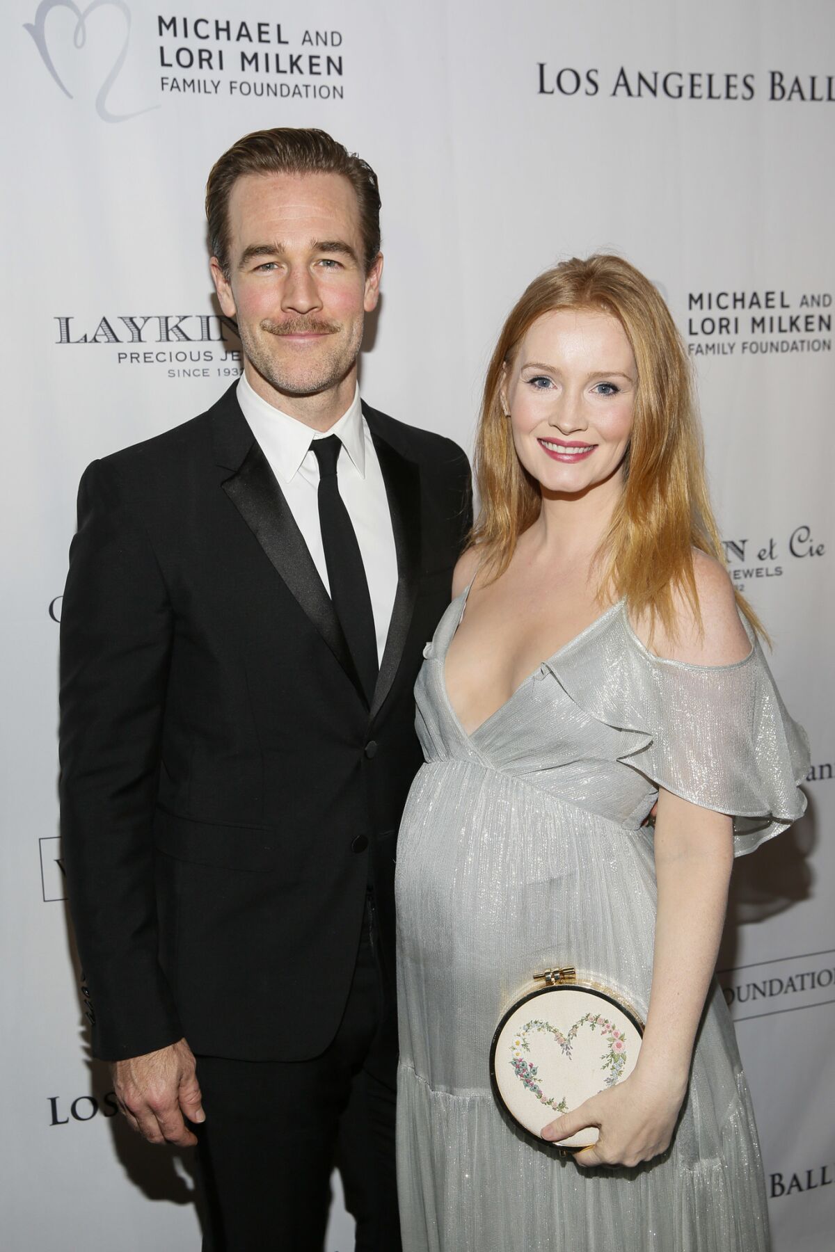James Van Der Beek and wife Kimberly at the Los Angeles Ballet gala.