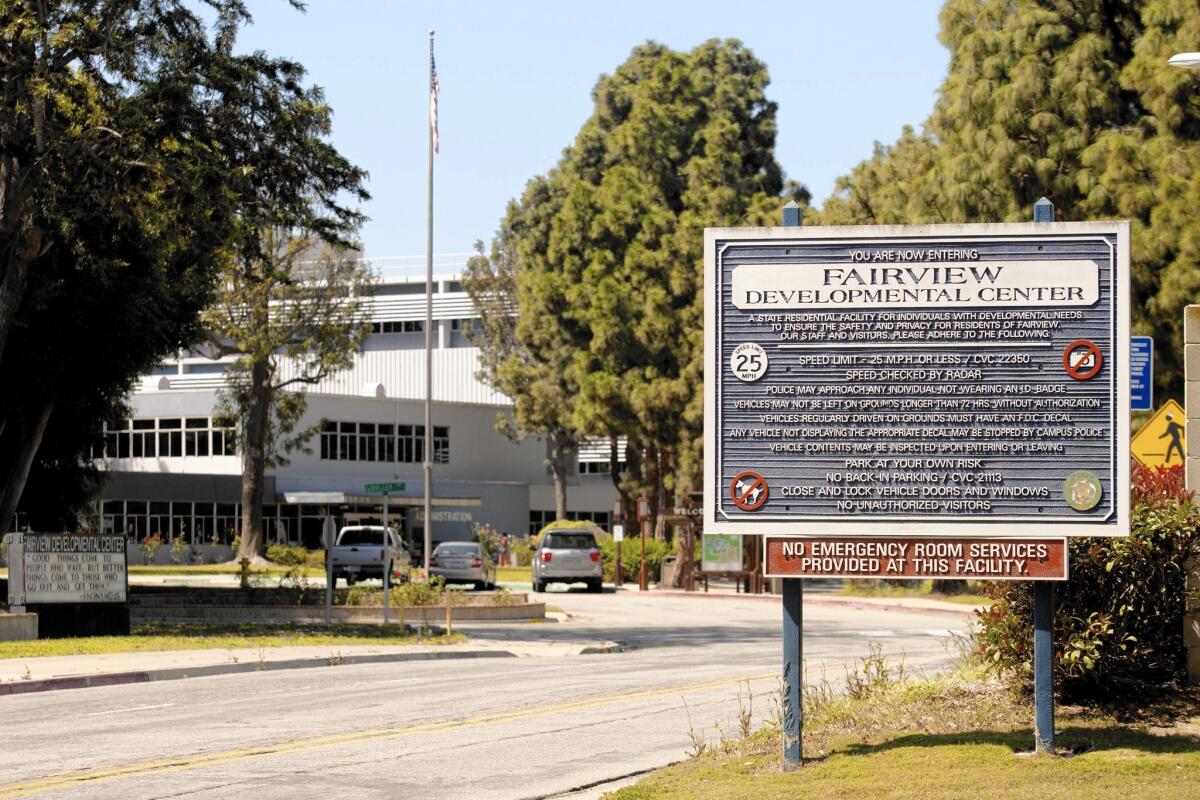 A bill signed in June requires at least 20% of new housing at Fairview Developmental Center in Costa Mesa be "available and affordable" for the developmentally disabled who can live independently.
