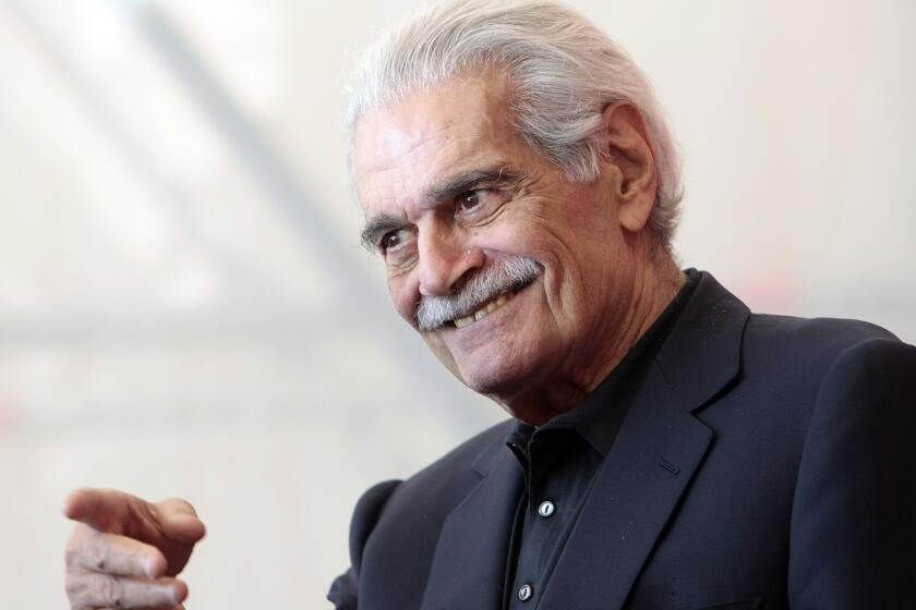 In this Sept. 10, 2009, photo, Egyptian actor Omar Sharif appears during the photo call for the film "The Traveller" at the Venice Film Festival in Venice, Italy.