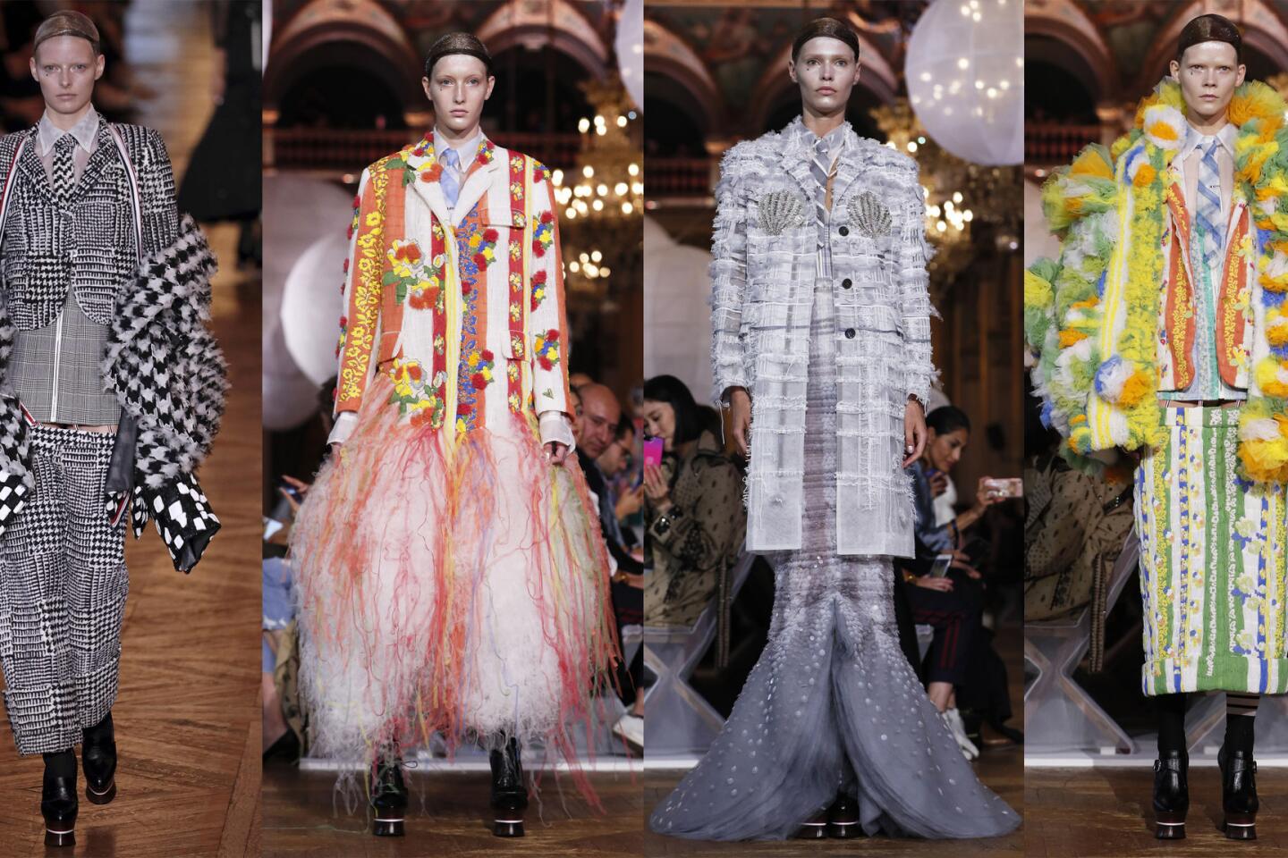 Paris Fashion Week: Spring trends include black and white and a whole ...
