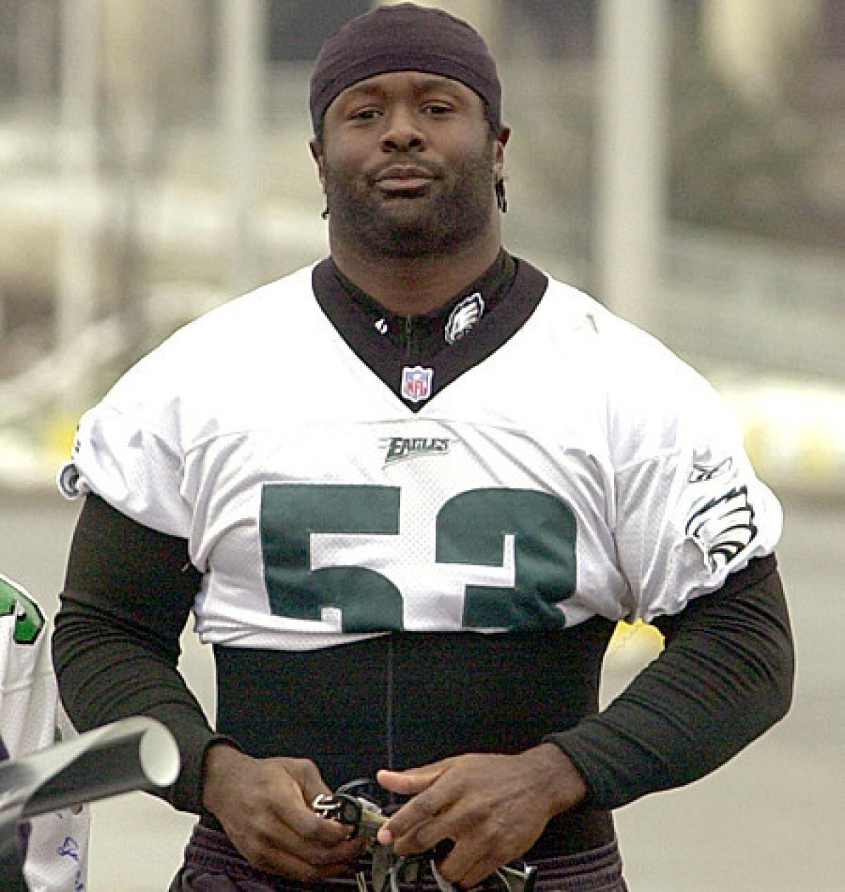 Hugh Douglas was a three-time Pro Bowl player during his 10-year NFL career.