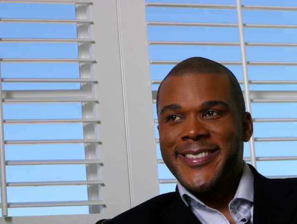 A representative for filmmaker Tyler Perry said the latest fire at his Atlanta studio was "small," and said it was put out with a fire extinguisher.