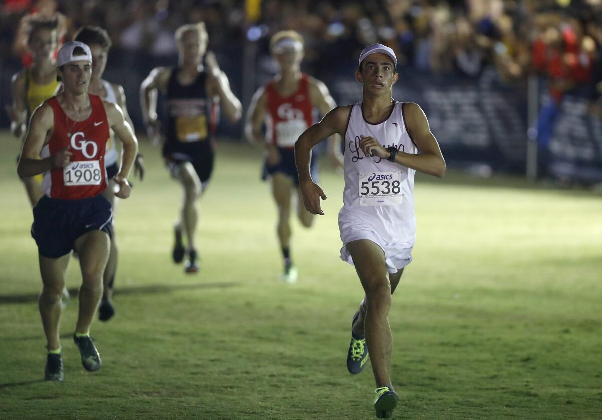 Mateo Bianchi of Laguna Beach competes in the Doug Speck sweepstakes race in the 39th annual Woodbridge Invitational at SilverLakes Sports Park in Norco on Sept. 21.