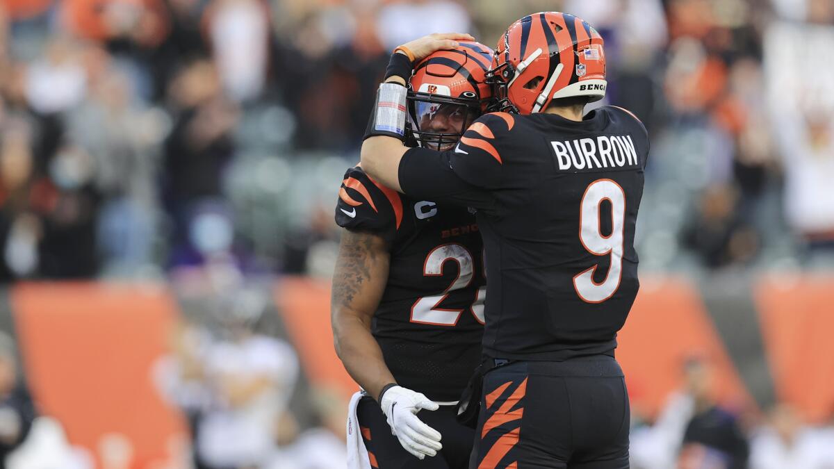 NFL playoffs: Bengals edge Titans, reach AFC championship game - Los  Angeles Times