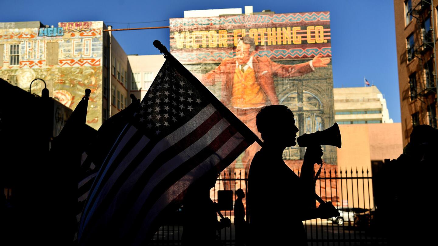 Anti-Trump protest in L.A.