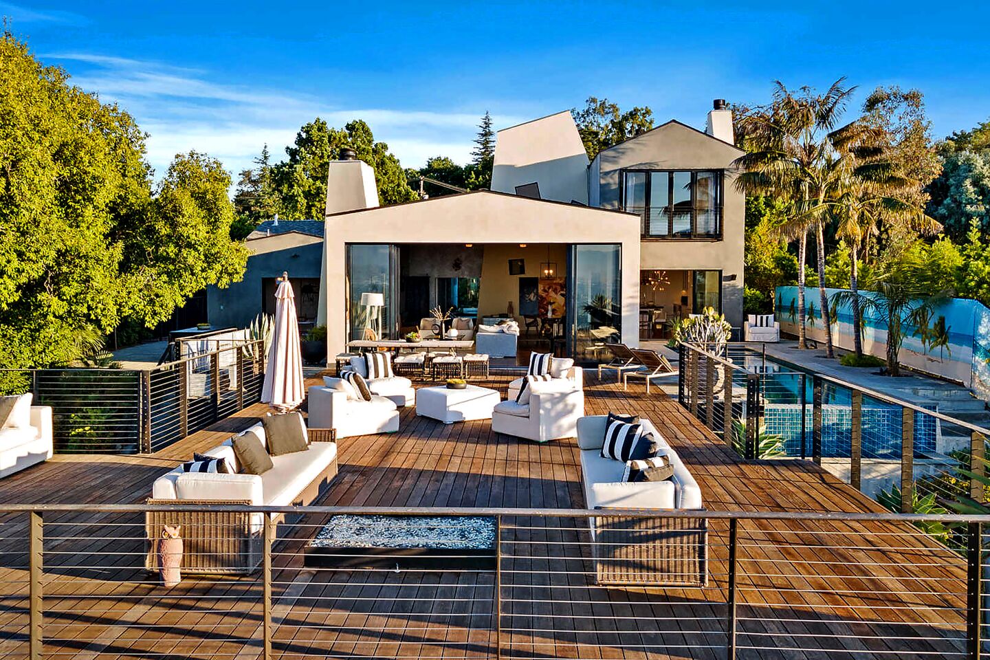 Hot Property | Betty Thomas' Hollywood Hills home: the deck and swimming pool