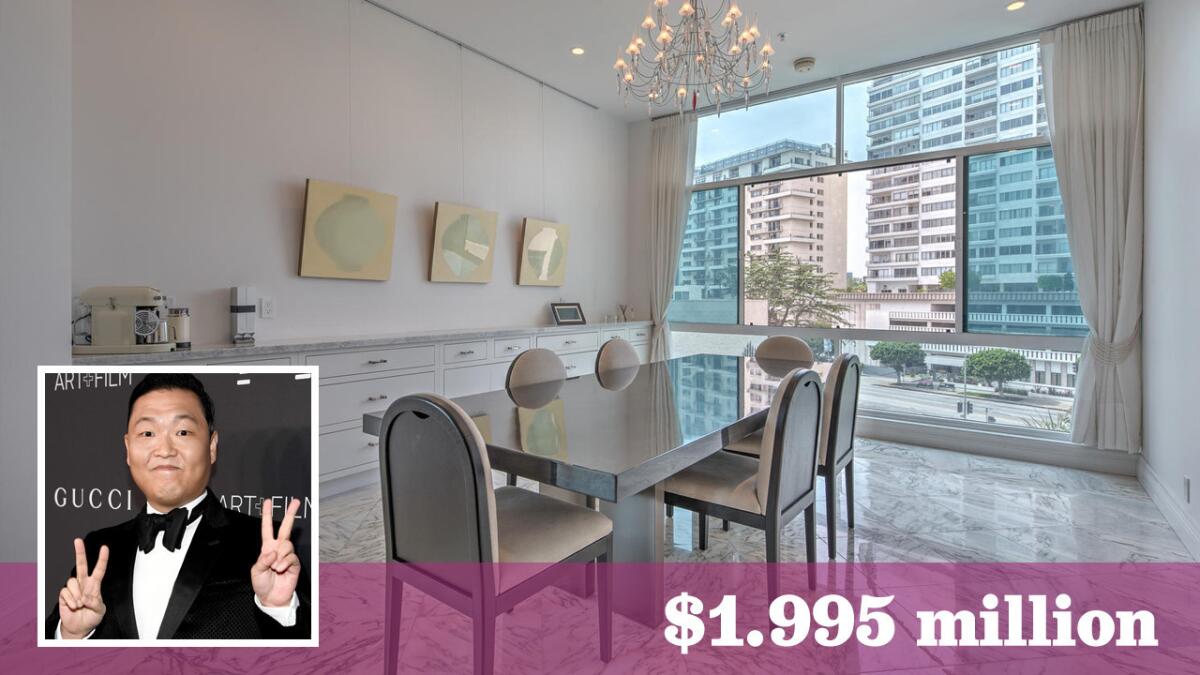 South Korean pop star Psy has sold a condo in Westwood for $1.995 million.