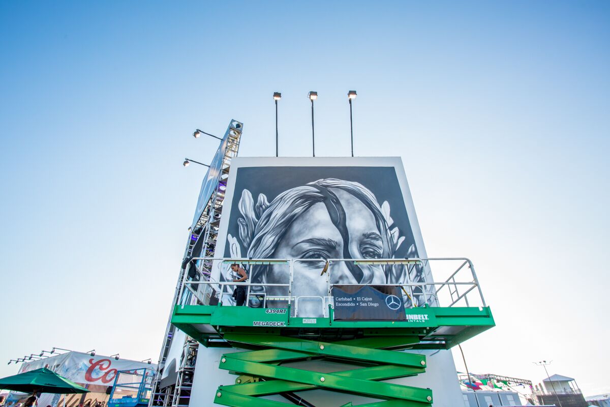 Artists from around the world put their artwork on display during the third annual KAABOO mixperience festival on Saturday, Sept. 16, 2017.