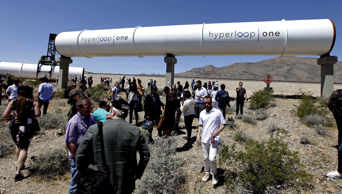 Hyperloop One staged the first public demonstration of a key component of the start-up's futuristic rail transit concept in May. The company is now embroiled in legal battle with a group of former employees.