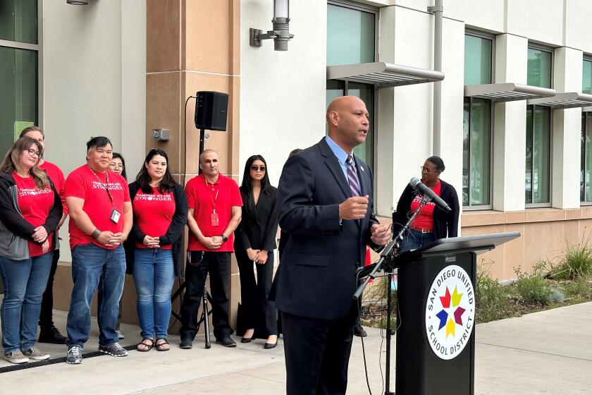 San Diego Unified Superintendent Lamont Jackson talks about the new teachers union agreement