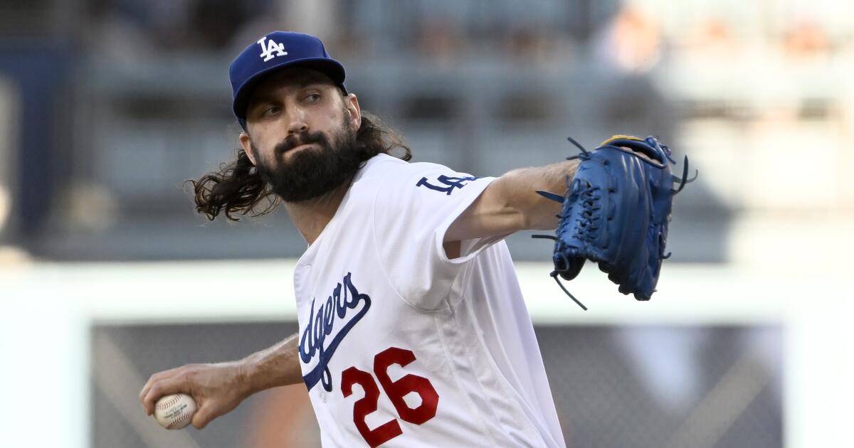 Le lanceur des Dodgers Tony Gonsolin va subir une opération à Tommy John