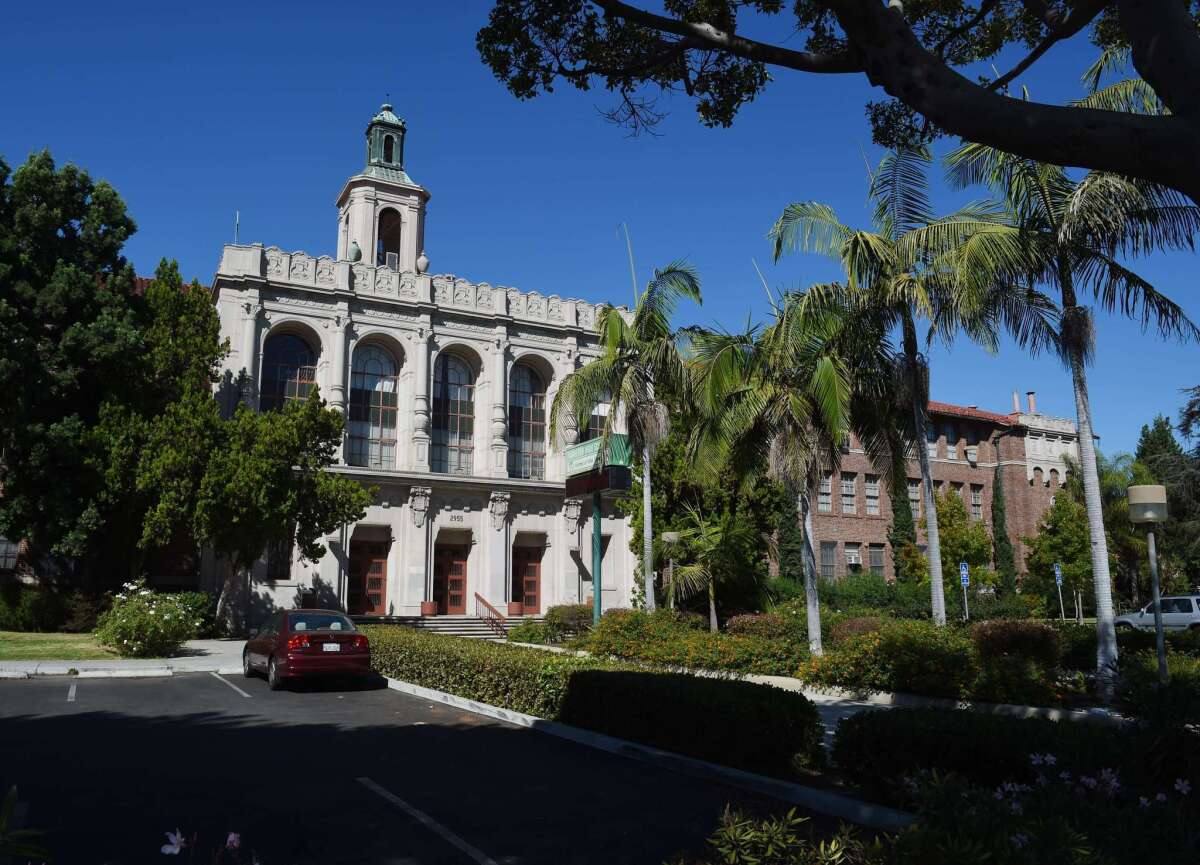 Alexander Hamilton High School in Los Angeles.