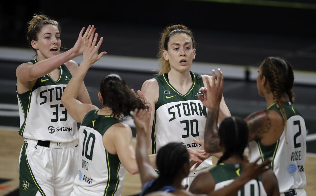 Storm stay unbeaten on road with 86-75 victory over Dream - The