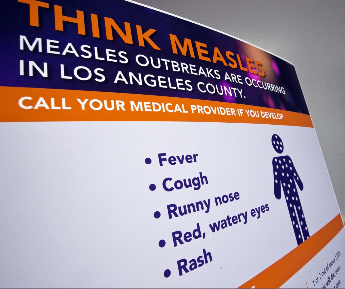 Since the beginning of the year, 1,261 individual cases of measles have been confirmed in the U.S., the highest number in 27 years.