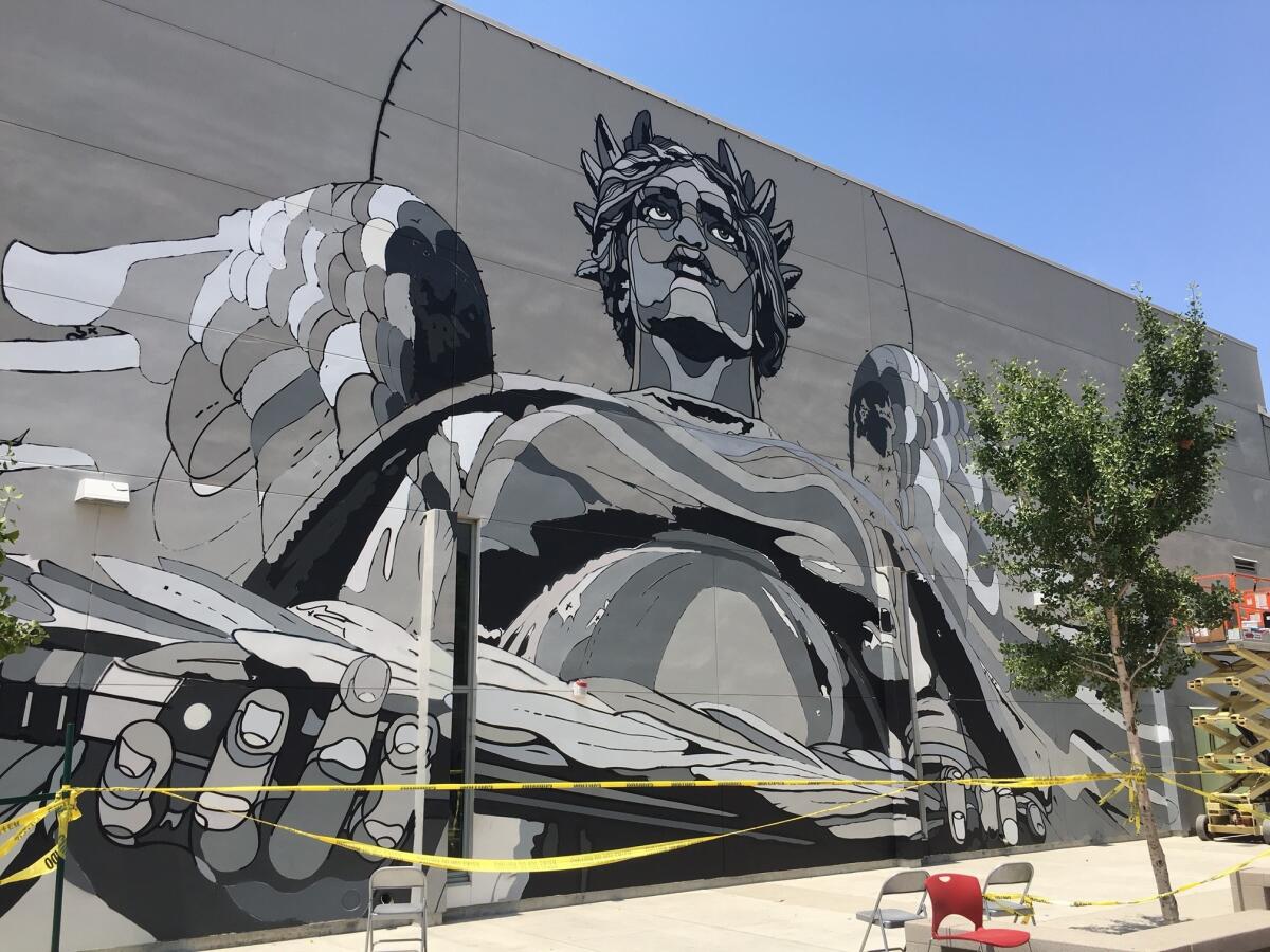 A new mural by David Flores.