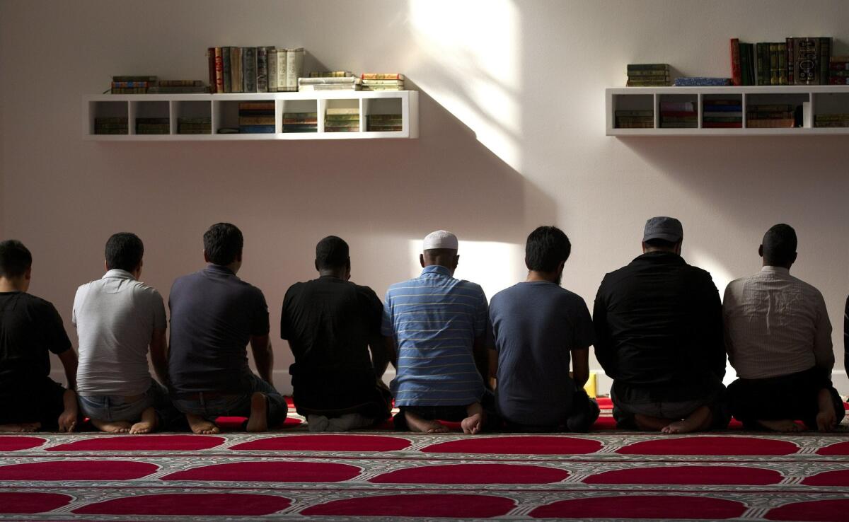 Afternoon prayers at the Islamic Center of San Diego. | Photo by Earnie Grafton/UT San Diego