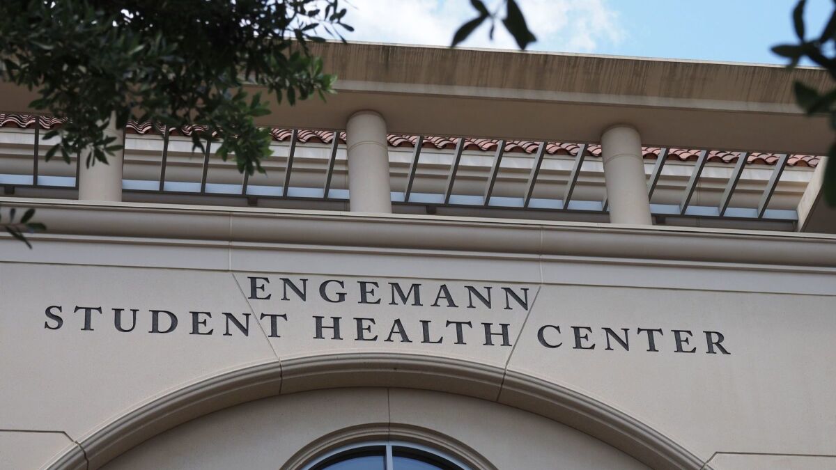 Hundreds of former USC students have joined lawsuits against the university alleging that it failed to heed warnings about sexual abuse by the campus gynecologist. Above, the student health center, where Dr. George Tyndall practiced.