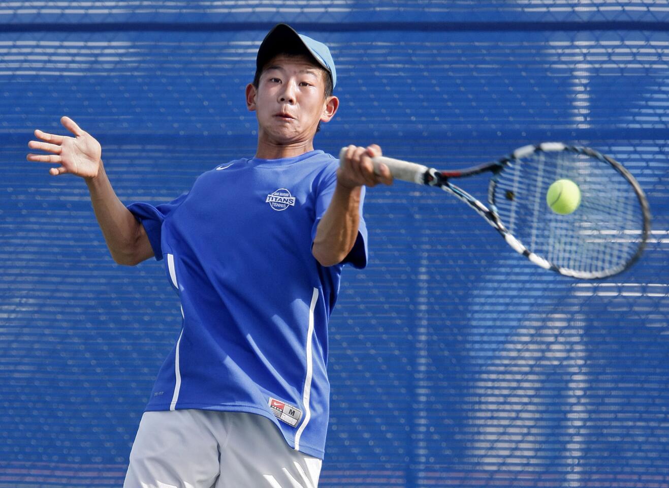 Photo Gallery: San Marino High School boys tennis vs. La Canada High School